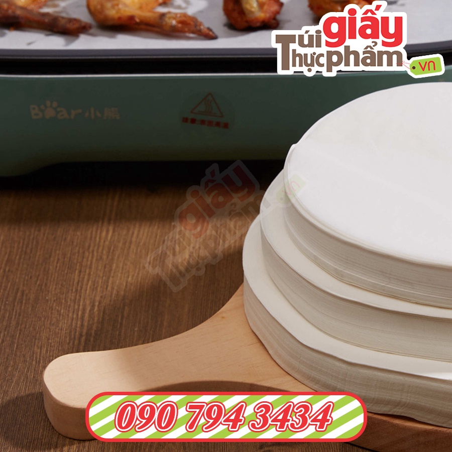 Giấy Nến Lót Bánh Bao, Nồi Chiên, Xửng Hấp
