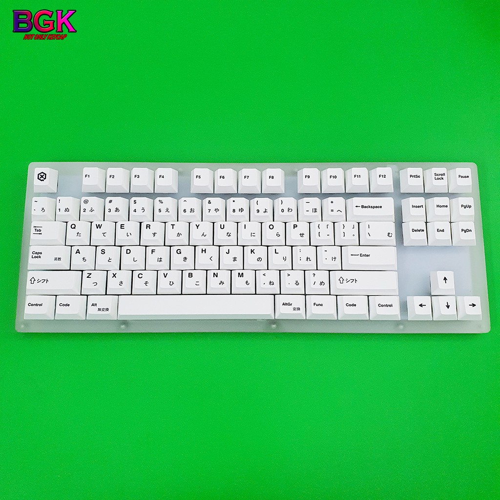 Bộ Keycap Song Ngữ Anh - Nhật Thick PBT Cherry Profile Dye Sub 130 Nút cân được hầu hết các layout dị