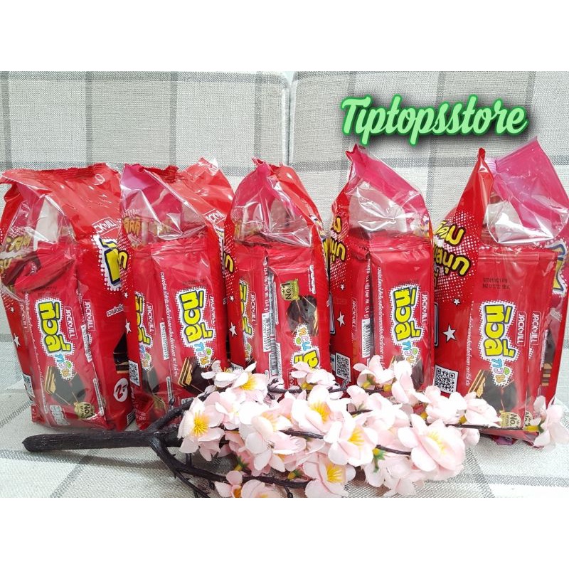 BÁNH XỐP TIVOLI TWIN JACK'N JILL PHỦ CHOCOLATE THÁI LAN