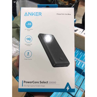Pin Sạc Dự Phòng Anker PowerCore Select 20000mAh - A1363/A1268