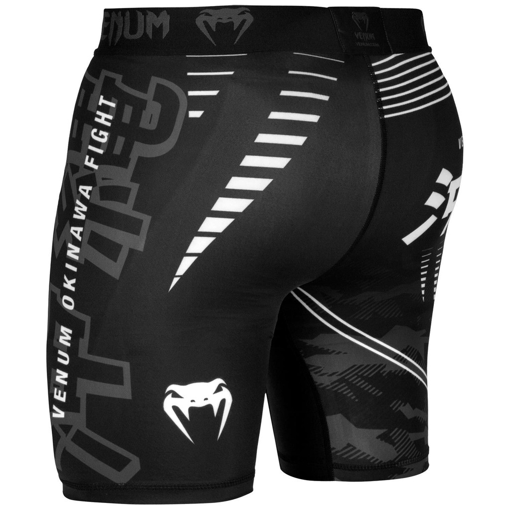 Quần bó Venum Okinawa 2.0 Compression Shorts - Black/White