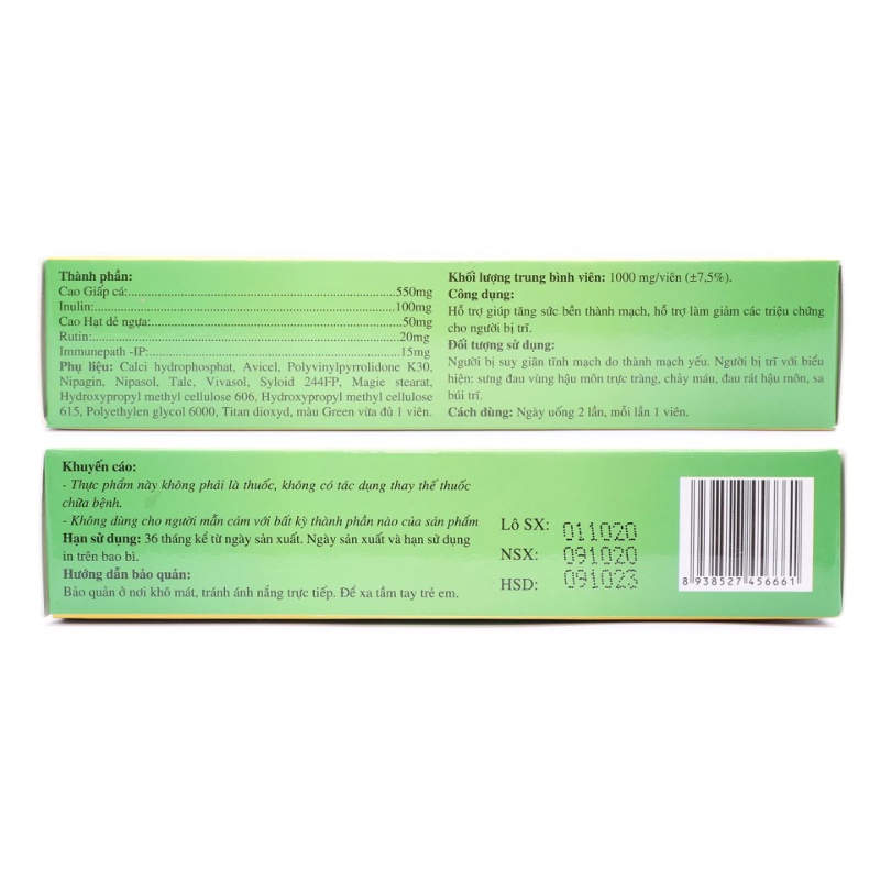 ROSTEX VIÊN GIẤP CÁ EXTRA Hộp 30V - Rostex- Tủ Thuốc Bảo Châu