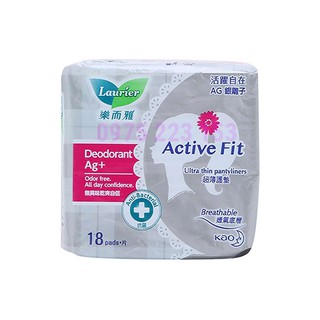 Băng vệ sinh hàng ngày Laurier Active Fit Breathable 18 miếng