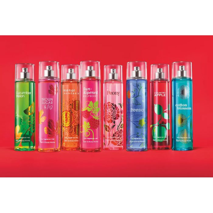 ❤️MOOMOO❤️Xịt thơm Body Mist Bath and body Works 10ml