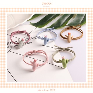 Dây buộc tóc/chun buộc tóc xương rồng siêu hot 2020 c11
