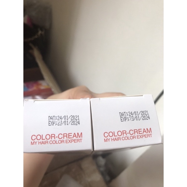 thuốc nhuộm nâu mật ong+oxi trợ +gang tay