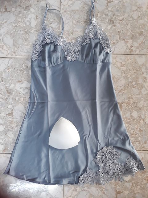 [ SIZE M/L/XL 43-65kg ]VÁY NGỦ SATINCAO CẤP REN ( CÓ MÚT ) | BigBuy360 - bigbuy360.vn