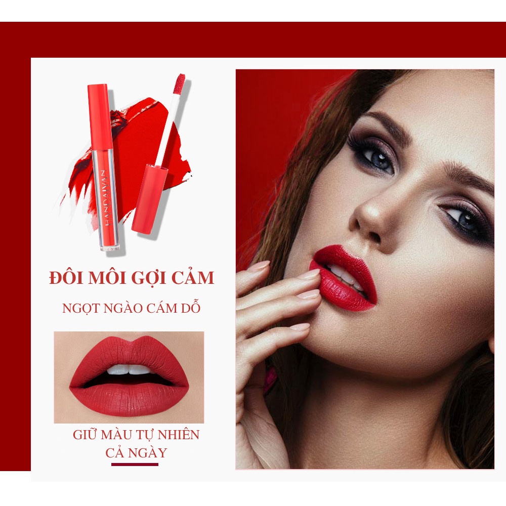 Bộ 7 Thỏi Son Kem Lì HANDAIYAN MATTE LIQUID LIPSTICK SET Thời Thượng Bền Màu Nội Địa Trung B10