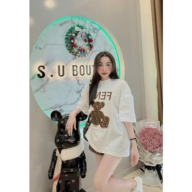 Đồ bộ nữ ngố ngắn lửng đồ mặc nhà bộ đi chơi dạo phố đẹp dễ thương
