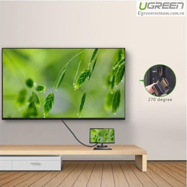 Đầu nối HDMI vuông góc 90 độ Ugreen 20110 chính hãng bảo hành 18 tháng