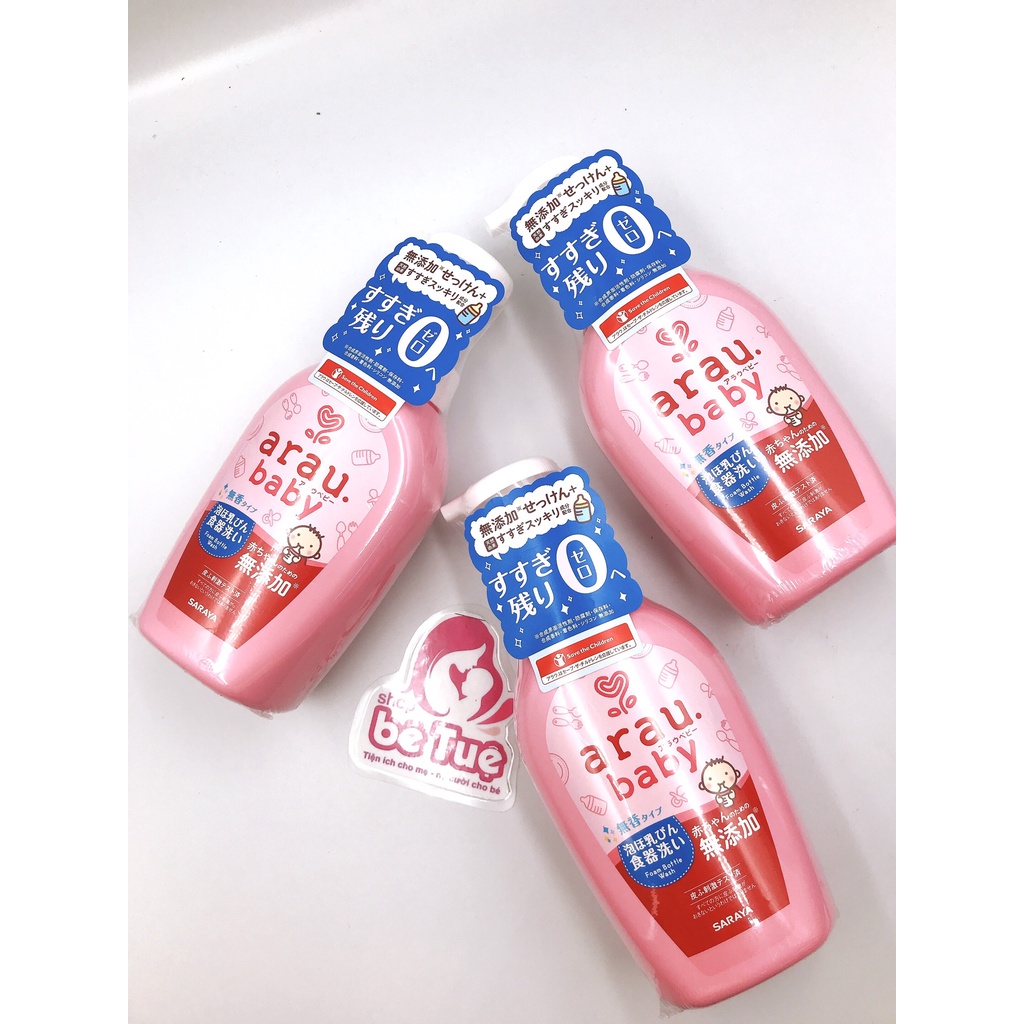 Nước Rửa Bình Sữa Arau Baby - Chai 500ml/ Túi 450ml