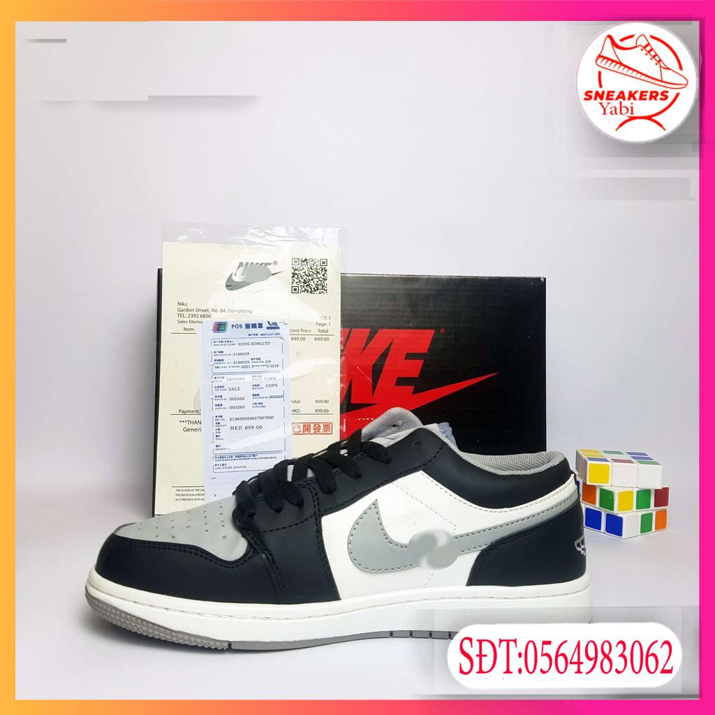 💥FREE SHIP-HÀNG QUẢNG CHÂU💥Giày thể thao sneaker Air Jordan 1 Low JD SATIN GREY TOE full box -Yabi