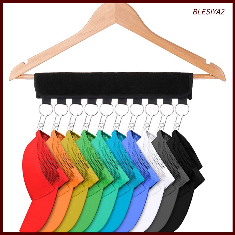[Bresiya2] Set 2 Túi Đựng Kẹp Mũ Bằng Kim Loại Nhẹ Sắp Xếp Gọn Gàng Cho Phòng