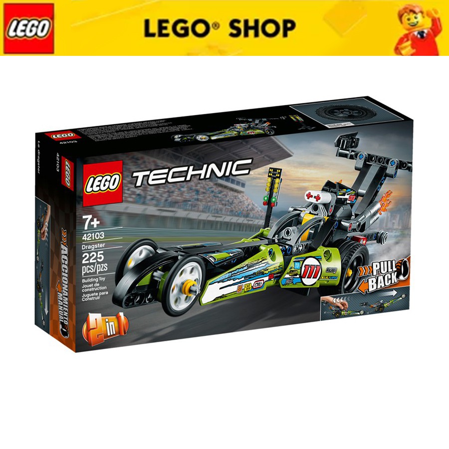 LEGO TECHNIC 42103 Xe Đua Đường Thẳng (225 chi tiết)