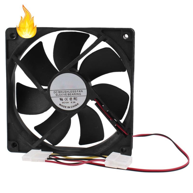 Quạt Tản Nhiệt Cho Máy Tính 4 Pin 7 Cánh 12V 12cm 120mm