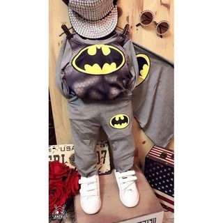 Freeship 99k toàn quốc_,Set đồ bé trai bộ superman và batman kèm áo choàng