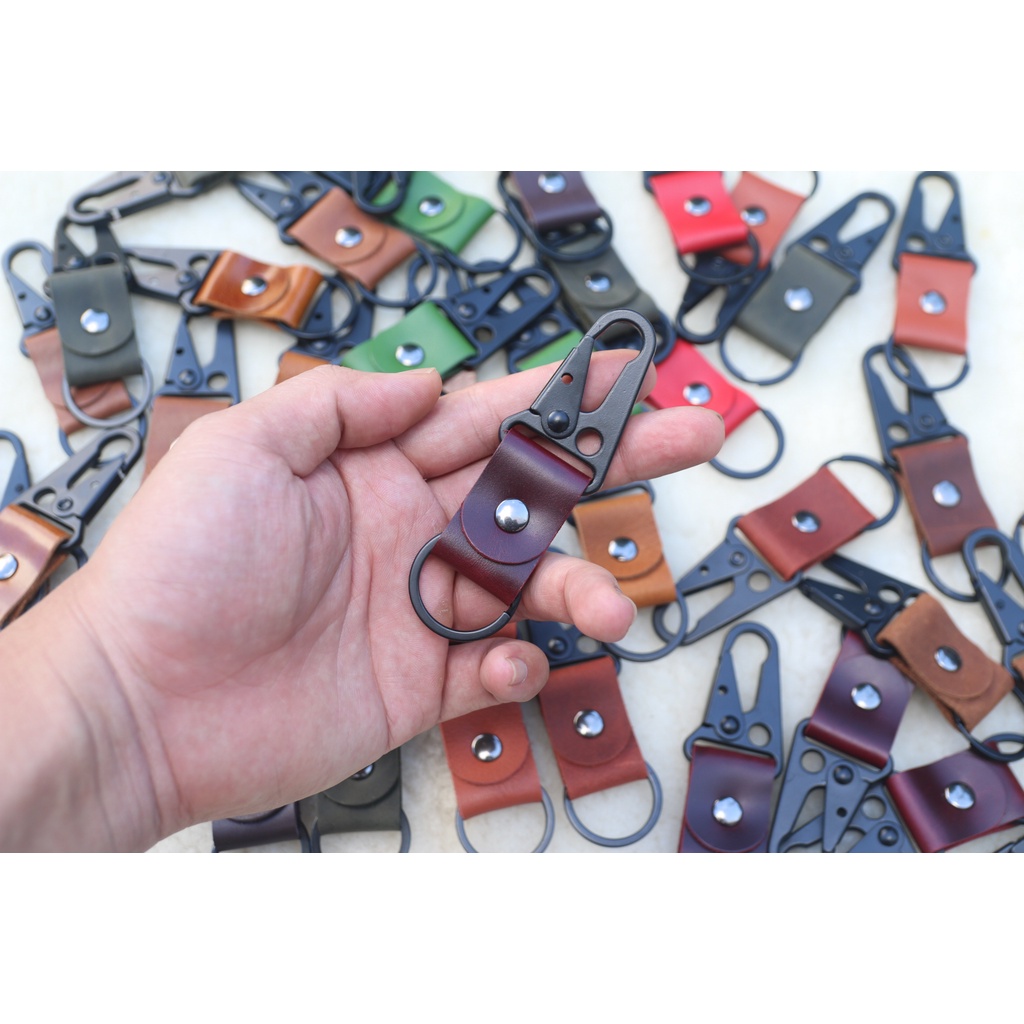 Móc Khóa Da Càng Cua Handmade Ngẫu Nhiên