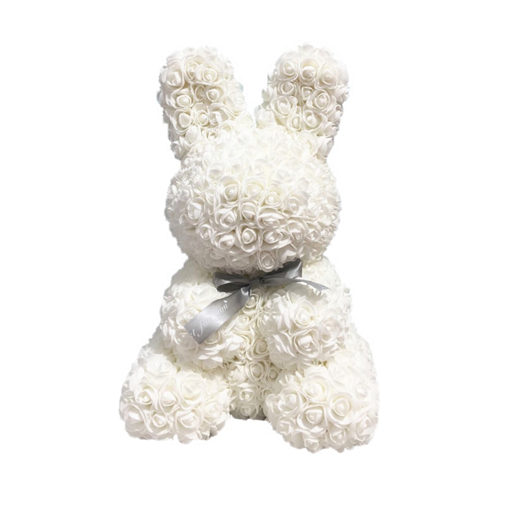 Búp Bê Thỏ Hoa Hồng 28cm Trang Trí Năm Mới / Đám Cưới / Đính Hôn / Lễ Tình Nhân 2023