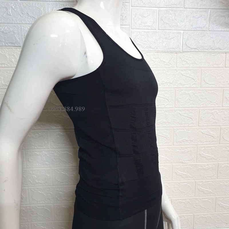 Áo ba lỗ định hình vùng bụng A.125 cho anh em chất liệu cao cấp, co dãn cho anh em định hình bụng