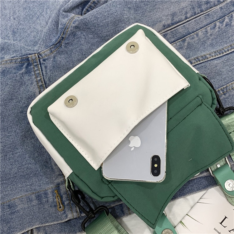 Túi đeo chéo ENVIROSAX dáng vuông nhỏ chất liệu nylon kiểu dáng hoạt hình dễ thương cho nữ