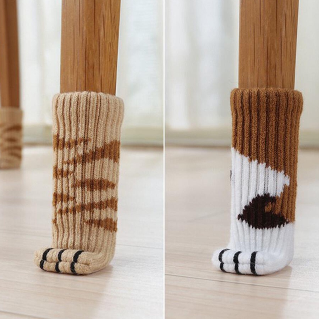 4 Vớ Bọc Chân Ghế Chống Trầy Sàn Nhà 1