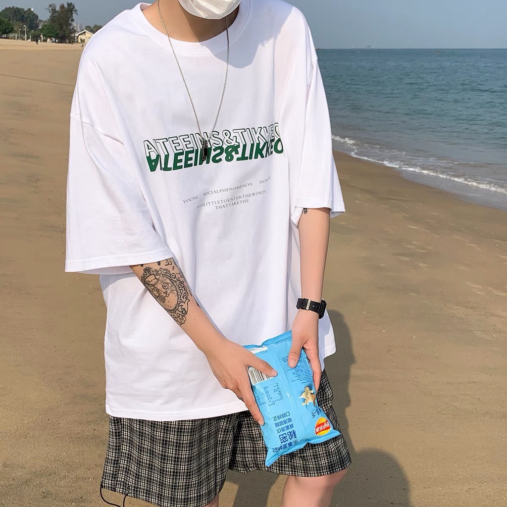 Áo thun nam nữ form rộng tay lỡ unisex chất mềm mịn AT 529