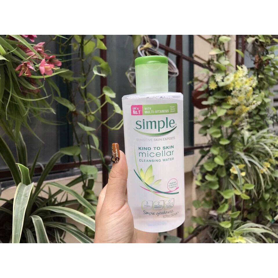 Nước tẩy trang Simple Kind to Skin Micellar Cleansing Water | BigBuy360 - bigbuy360.vn