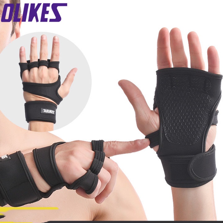 Găng tay thể thao tập Gym, chính hãng AOLIKES A76