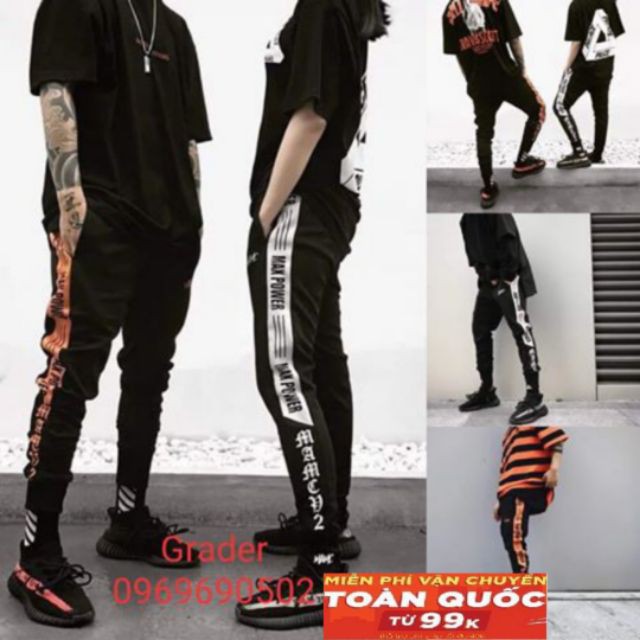 Quần Jogger Pants Phối Bo (Max POWER)