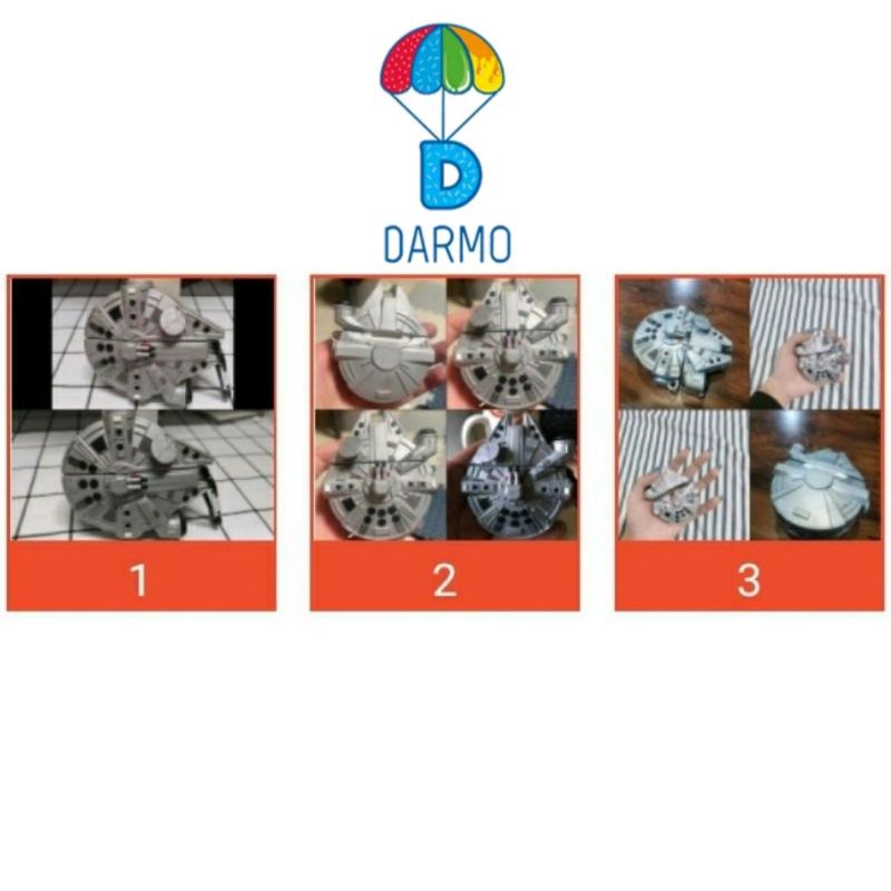 Case bảo vệ Airpods Pro/1/2/ Freebuds Pro/3/4i tàu vũ trụ falcon giáp nhũ star wars