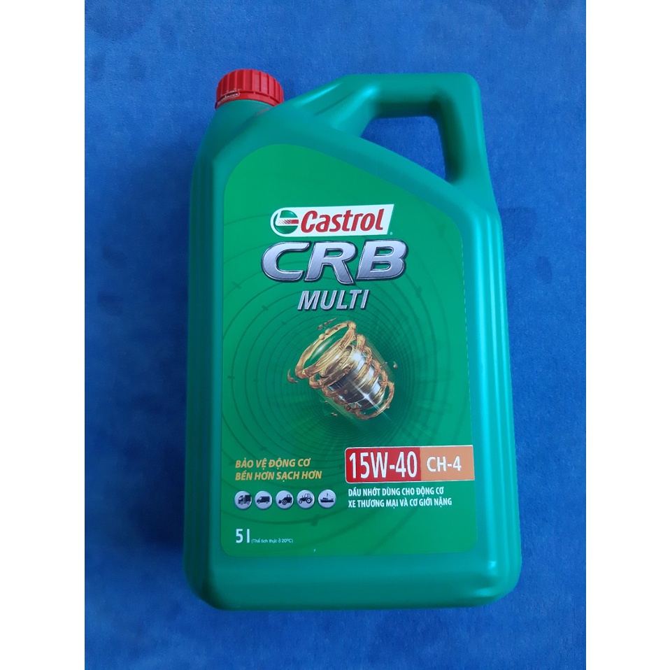 Dầu nhớt Castrol CRB Mutil 20W-50 CH-4, dầu nhớt chính hãng cho ô tô