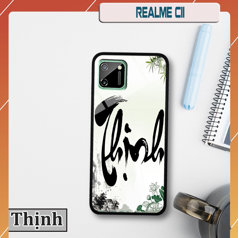 Ốp lưng Realme C11 - In chữ thư pháp