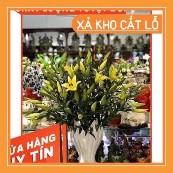 [SALE] [CAO CẤP] Giá hủy diệt -  Lọ hoa dáng Phật Thủ cắm hoa gì cũng đẹp