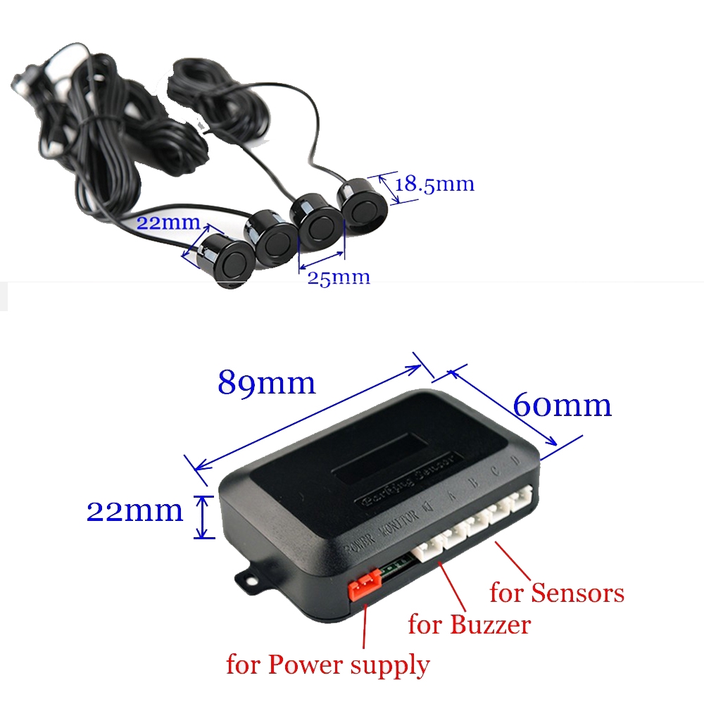 Bộ cảm biến đỗ xe tự động Universal cho xe hơi