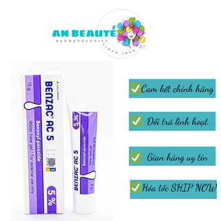 Benzac ac 5% 15g- gel ngừa mụn date mới nhất