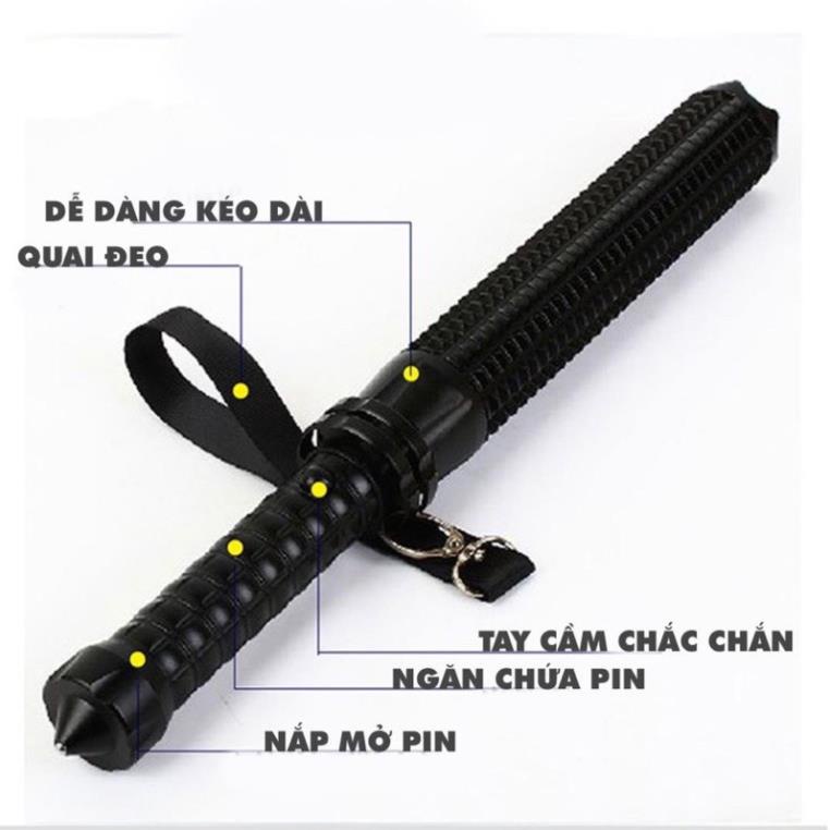 ĐÈN PIN DÀI 46.C.M SIÊU SÁNG [TẶNG PIN VÀ CỦ SẠC] BẢO HÀNH 6THÁNG Miễn Phí Vận Chuyển khi đơn đạt 200K