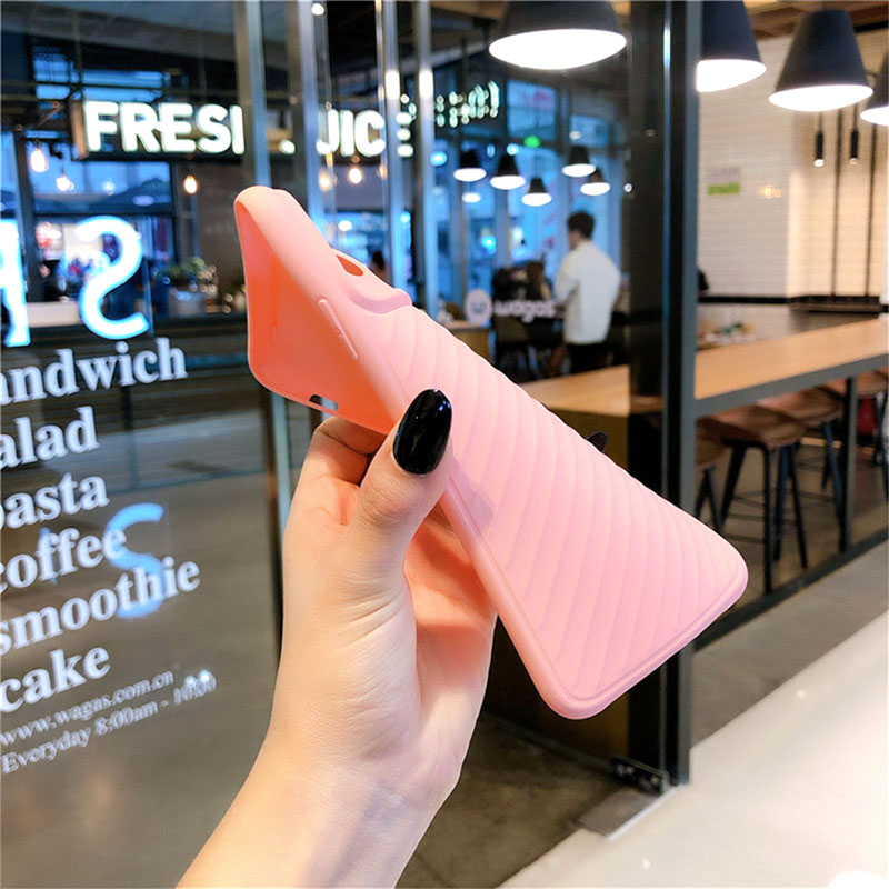 Ốp điện thoại silicone màu kẹo trơn có miếng trượt bảo vệ máy ảnh cho iPhone 12 11 Pro XS Max X XR 6 6S 7 8 Plus | BigBuy360 - bigbuy360.vn