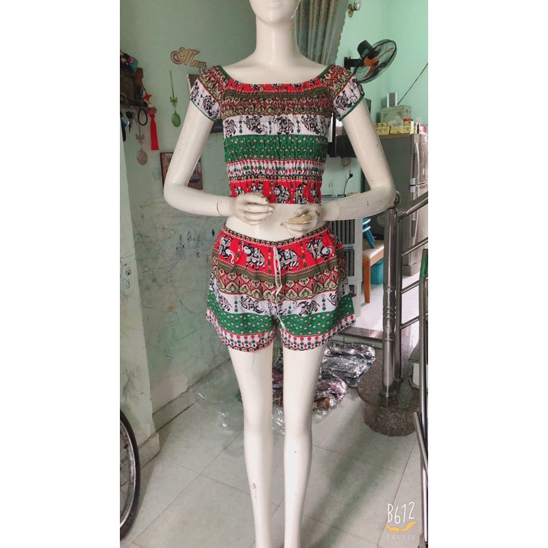 [chọn màu]bộ lanh croptop xinh xắn (35-55ky) | BigBuy360 - bigbuy360.vn