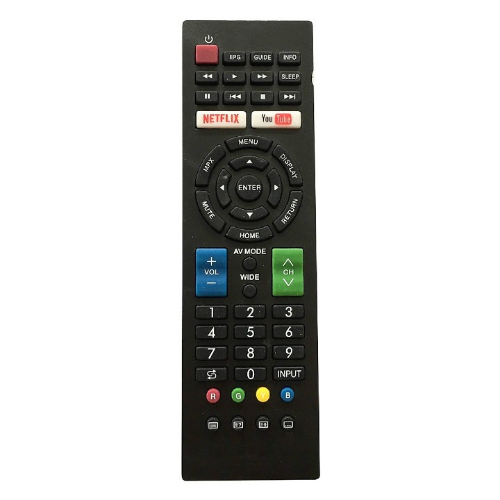 Remote Điều Khiển TV Sharp Smart, TV LED RM-L1346 - Hàng nhập khẩu