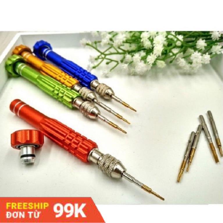 Bộ tua vít 5 đầu sửa chữa điện thoại đa năng cao cấp . BH 6 tháng