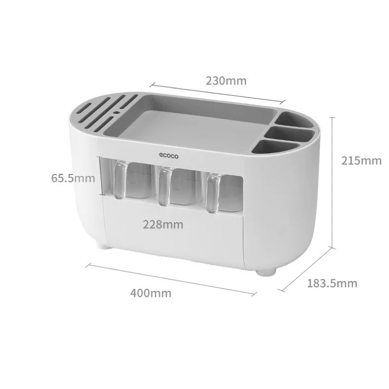 KỆ NHÀ BẾP ĐA NĂNG ECOCO KÈM 6 NGĂN ĐỰNG GIA VỊ