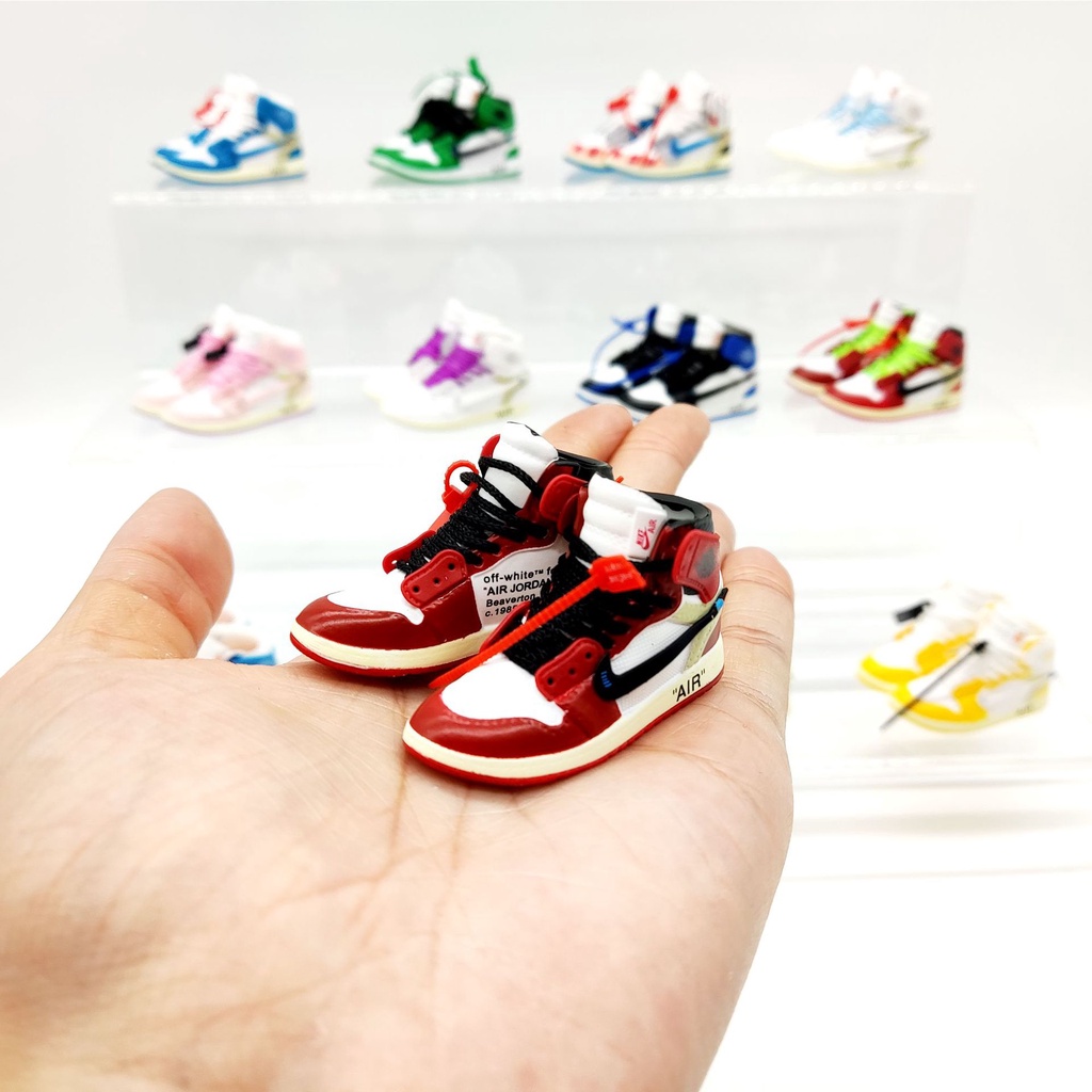 Khuôn Làm Móc Khóa Hình Giày Thể Thao AJ 3D mini