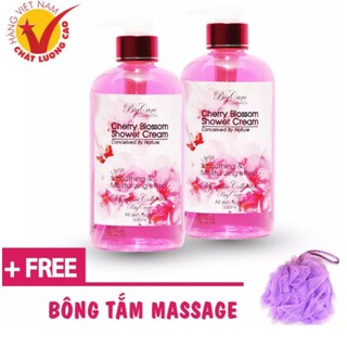 (Tặng 1 bông tắm) Sữa Tắm Hoa Anh Đào Bigcare Cherry Blossom