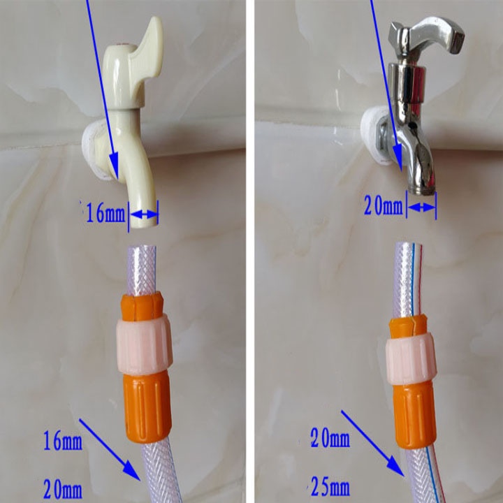 Van vặn chặt vòi nước ( Cút nối vòi nước cam)