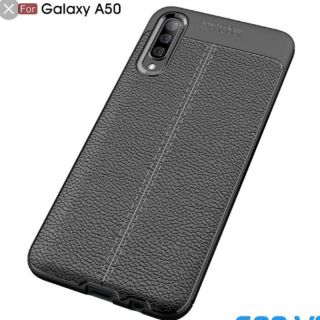 Ốp lưng dẻo giả da Auto Focus cho galaxy A50/a50s