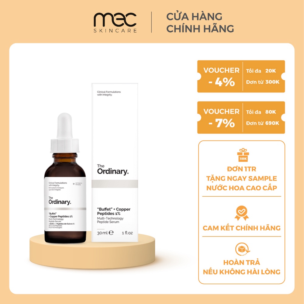 Serum Lão Hóa THE ORDINARY BUFFET + COPPER PEPTIDES 1% 30ML Ngăn chặn nếp nhăn - Mecskincare