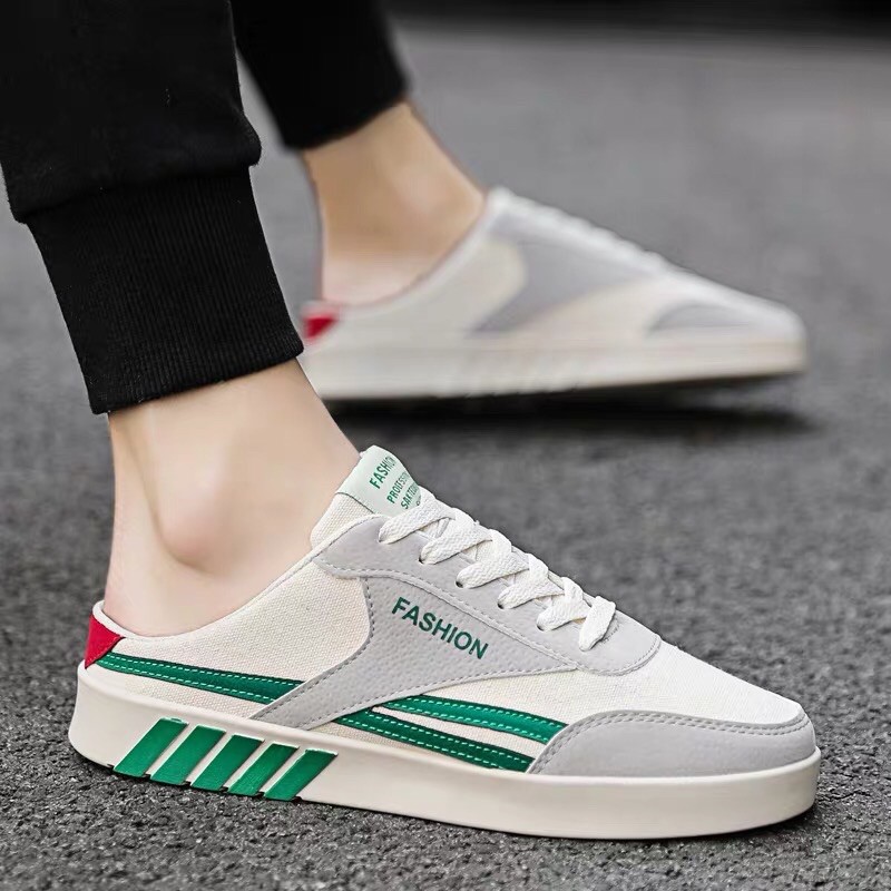 Giày sục nam chất liệu vải form đứng không bị gãy form | BigBuy360 - bigbuy360.vn