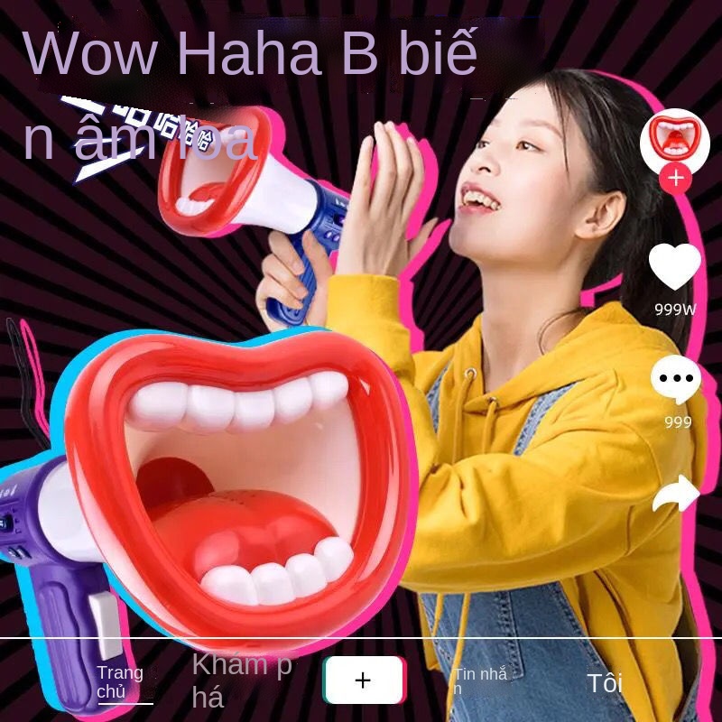 ✼❏Bộ đổi giọng nói vui nhộn của trẻ em Loa nhỏ vui nhộn của trẻ em có thể ghi lại bộ thay đổi giọng nói bữa tiệc kỳ nghỉ