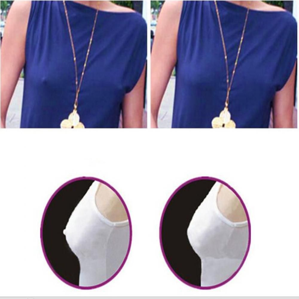 Set 1 cặp 2 miếng dán ngực silicone hình tròn vô hình tái sử dụng được