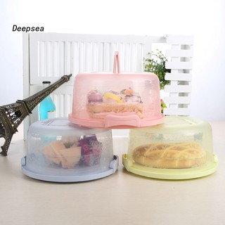 Hộp nhựa tròn đựng bánh kem/bánh tráng miệng